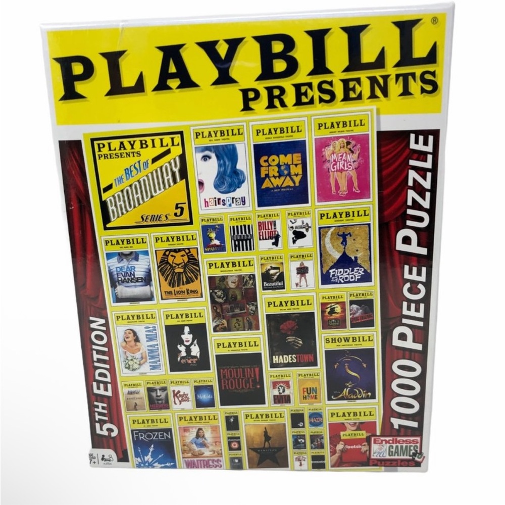 Playbill Presents‎ Puzzle Best Of Broadway 1000 Piece 5th Edition NEW Sealed